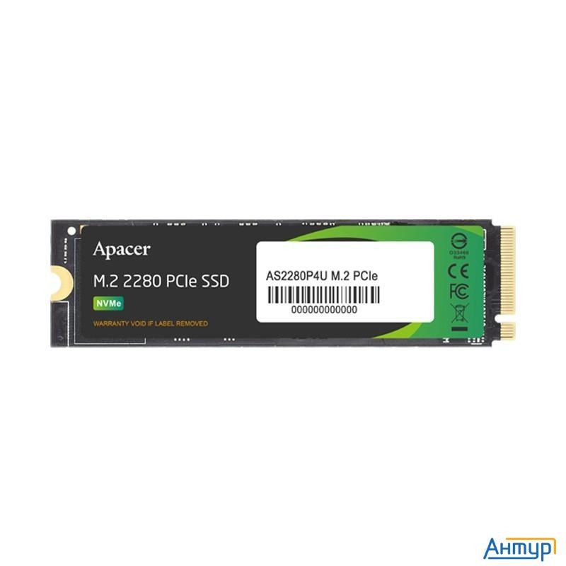 M.2 2280 1tb Apacer As2280p4u Client Ssd Ap1tbas2280p4u-1 Pcie Gen3x4 With Nvme, 3500/3000, Iops 670