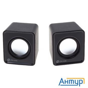 Колонки Oklik Ok-331 2.0 черный 6Вт