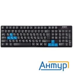 Клавиатура Exegate Ly-402, <usb, черная, 104кл, Enter большой, 8 голубых клавиш> Color Box Клавиатура Exegate Ly-402, <usb, черная, 104кл, Enter большой, 8 голубых клавиш> Color Box