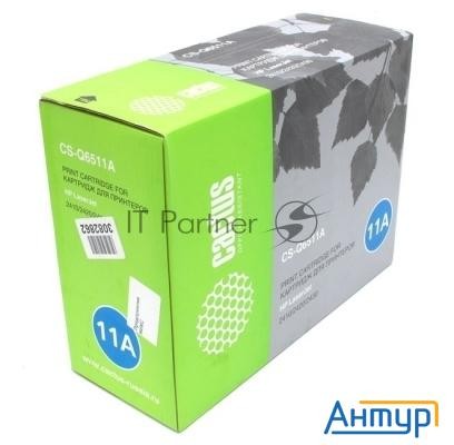 Тонер Картридж Cactus Cs-q6511a черный для Hp 2410/2420/2430(6000стр.)