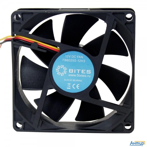 5bites Вентилятор Fb8025s-12h3 80x25 / Sleeve / 3000rpm / 3p