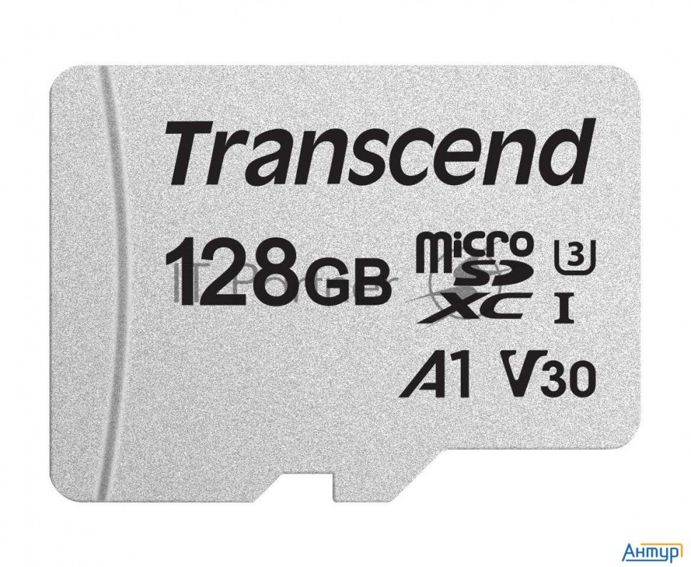 Флеш карта Microsd 128gb Transcend Microsdxc Class 10 Uhs-i U3, V30, A1, (без адаптера), Tlc
