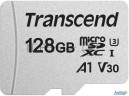 Флеш карта Microsd 128gb Transcend Microsdxc Class 10 Uhs-i U3, V30, A1, (без адаптера), Tlc