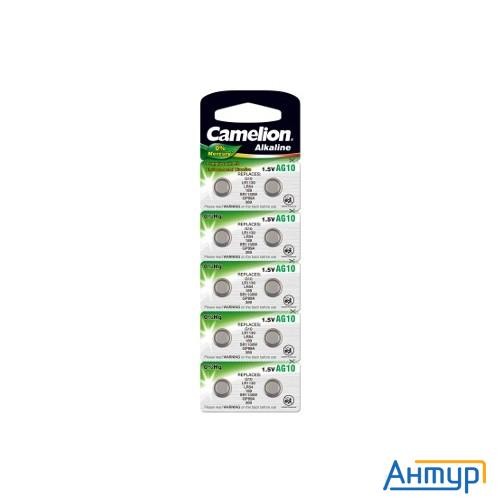 Camelion G10  Bl-10 Mercury Free (ag10-bp10(0%hg), 389a/lr1130/189 батарейка для часов)