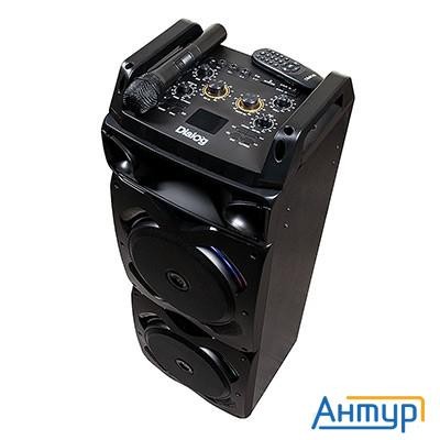Dialog Oscar Ao-220 - акустическая колонка 1.0, 100w Rms, Караоке с беспр. микр, Bt+fm+usb+sd+gt