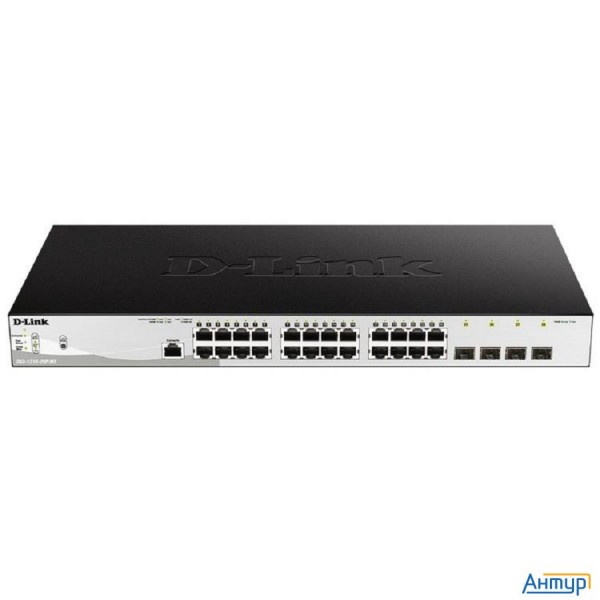 D-link Dgs-1210-28p/me/b2a Управляемый L2 коммутатор с 24 портами 10/100/1000base-t и 4 портами 1000