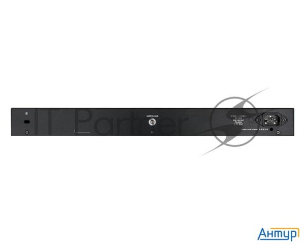 Коммутатор D-link Dgs-1250-28xmp/a1a, L2 Smart Switch With 24 10/100/1000base-t Ports And 4 10gbase-