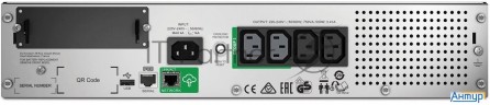 Источник бесперебойного питания Apc Smart-ups Smt750rmi2uc 500Вт 750ВА черный