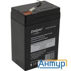 Exegate Eg4.5-6 / Exg645, 6В 4,5Ач, клеммы F1 (универсальные)