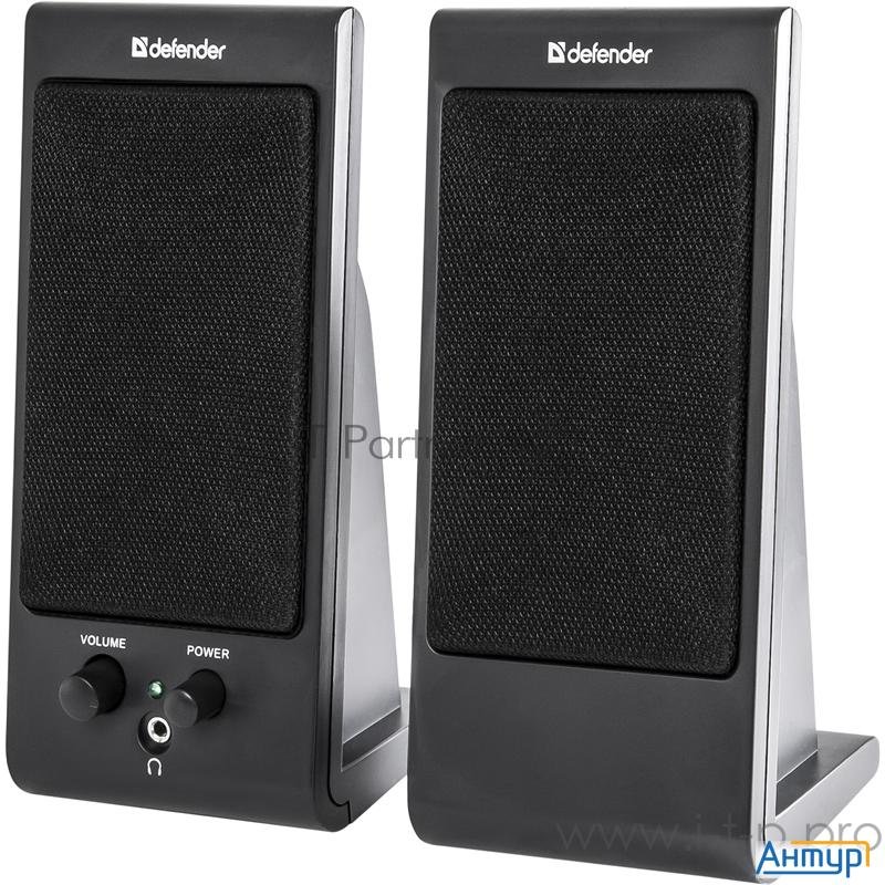 Defender Spk 165 /170 черные Usb(2.0, 2х2 W, разъем для наушников)