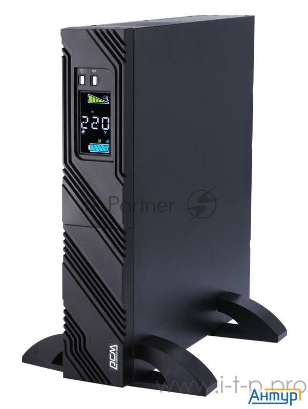 Источник бесперебойного питания Powercom Smart King Pro+ Spr-3000 Lcd 2400Вт 3000ВА черный