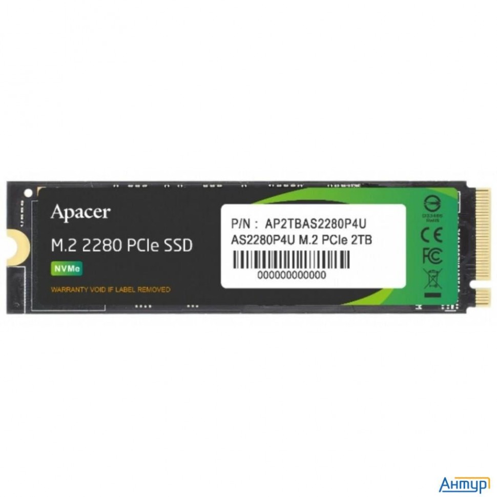 M.2 2280 2tb Apacer As2280p4u Client Ssd Ap2tbas2280p4u-1 [ap2tbas2280p4u-1]