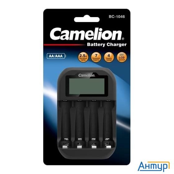 Camelion Bc-1046 (Быстрое зарядное устр-во с индикацией, 4хАА, ААА)