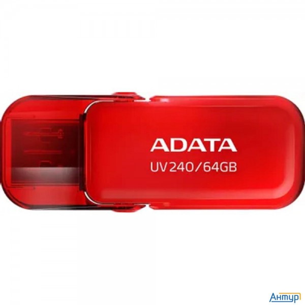 A-data Flash Drive 64gb <auv240-64g-rrd> Uv240, Usb 2.0, Красный
