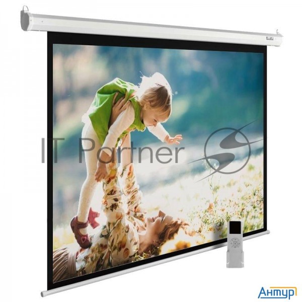Экран Cactus 150x240см Motoexpert Cs-psme-240x150-wt 16:10 настенно-потолочный рулонный белый (мотор