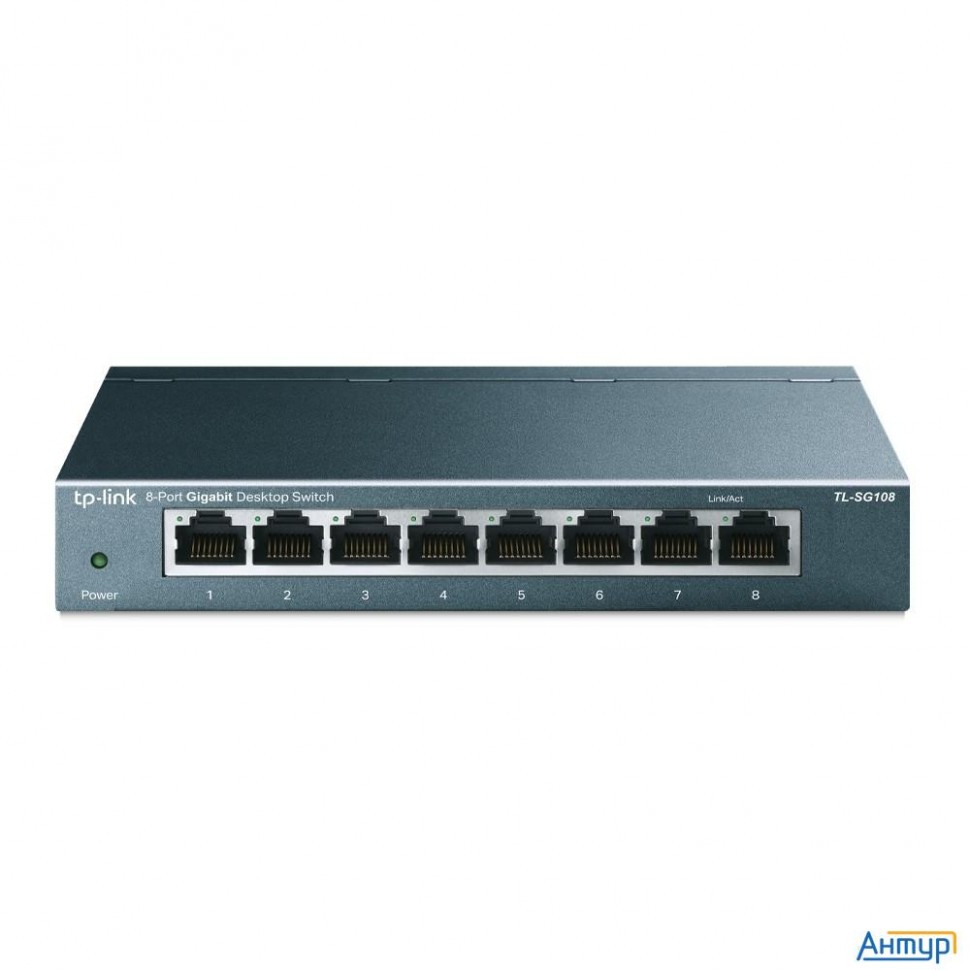 Tp-link Tl-sg108 Tl-sg108 8-port Desktop Gigabit Switch, 8 10/100/1000m Rj45 Ports,metal Case