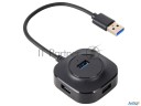 Vcom Кабель-концентратор Usb3.0----4 Usb3.0 +microusb 0.3m Vcom (dh307)