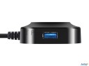 Vcom Кабель-концентратор Usb3.0----4 Usb3.0 +microusb 0.3m Vcom (dh307)