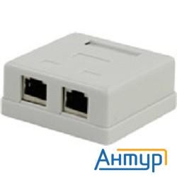 5bites Розетка Ly-sb11 внешняя Rj-45 Stp 5e кат., 2порт.