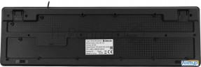 Клавиатура проводная Defender Daily Hb-162 Ru Black (usb, 104+fn кл.) (45162)