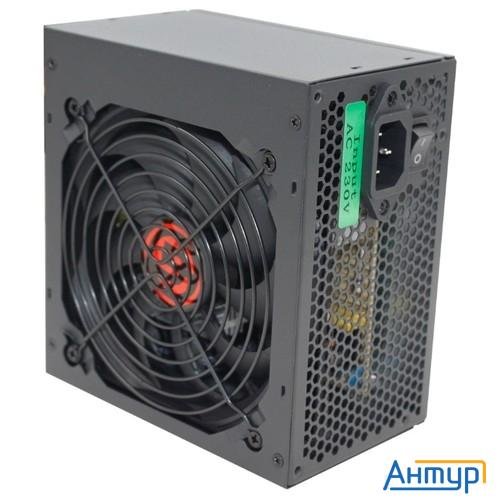 Ginzzu Cb500 12cm Black,24+4p,pci-e, 4*sata, 3*ide,оплетка Mb, кабель питания
