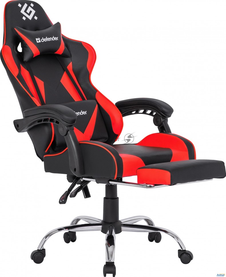 Игровое кресло Defender Pilot Red/black 64354