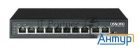 Коммутатор Poe Osnovo Sw-21000(120w), 8 X Fe с поддержкой Poe (ieee 802.3af/at), 2 X Fe, до 30w на п