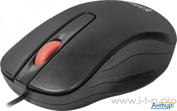 Defender Point Mm-756 [52756] (Проводная оптическая мышь, черный,3 кнопки,1000 Dpi)