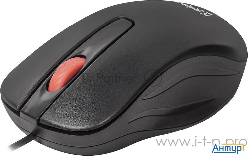 Defender Point Mm-756 [52756] (Проводная оптическая мышь, черный,3 кнопки,1000 Dpi)