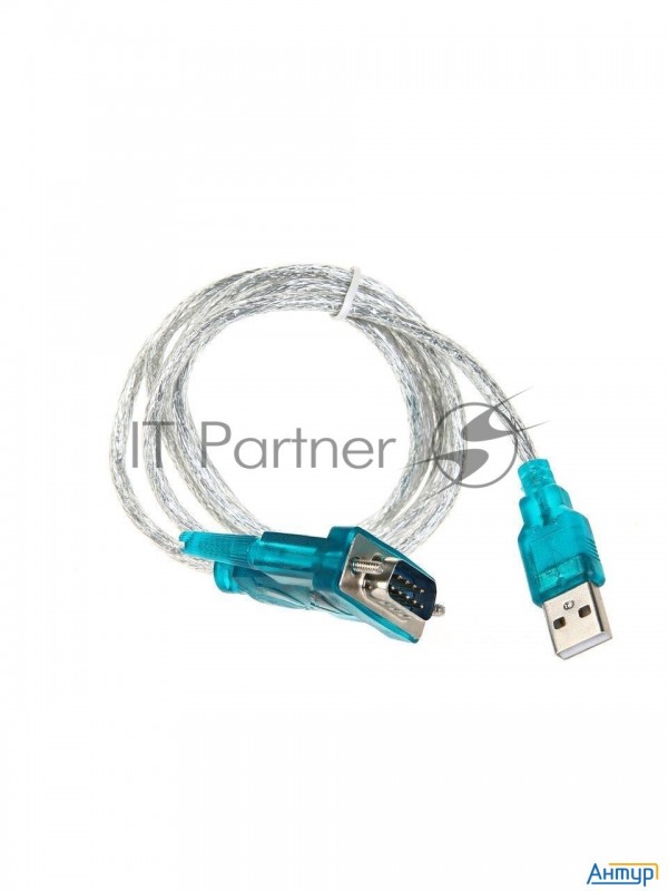 Кабель Am/com Port 9pin 1.2м  Aopen/qust адаптер Usb -> Rs232, De9p (добавляет в систему новый Com п