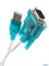 Кабель Am/com Port 9pin 1.2м  Aopen/qust адаптер Usb -> Rs232, De9p (добавляет в систему новый Com п