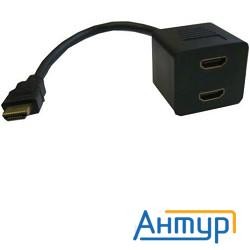 Espada Видеоадаптер Hdmi 19m To 2*hdmi 19f 25cm (ehdmim2xhdmif25) Разветвитель
