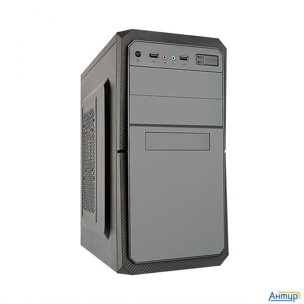 Exegate Ex284023rus Корпус Minitower Ba-202 Black, Matx, <aa500, 80mm>, 2*usb, Audio
