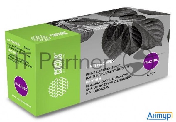 Тонер Картридж Cactus Cs-tn423bk черный (6500стр.) для Brother Dcp L8410cdw/hl L8260cdw/mfc L8690cdw
