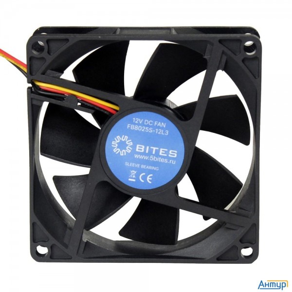 5bites Вентилятор Fb8025s-12l3 80x25 / Sleeve / 2000rpm / 3p