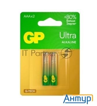 Алкалиновые батарейки Gp Ultra Alkaline G-tech 24А AАa - 2 шт. на блистере