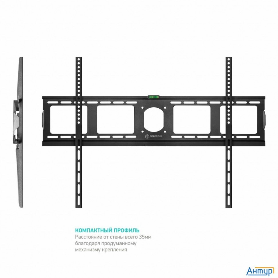 Onkron Uf4 чёрный {40"-80" Максимальная нагрузка: 75 кг Vesa: 75x75, 100x100, 100x200, 200x100, 200x