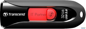 Флеш Диск Transcend 32gb Jetflash 590 Ts32gjf590k Usb2.0 черный