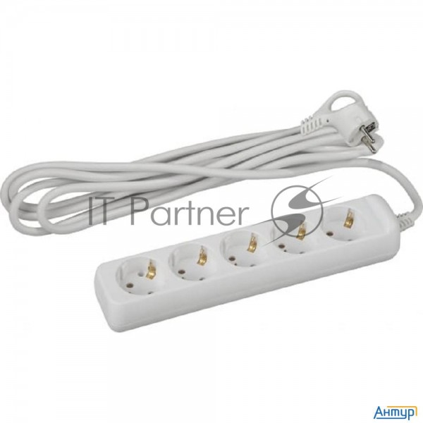 Удлинитель 5 гнезда 5м с/з U-5e-5m ПВС | Б0028377 | ЭРА