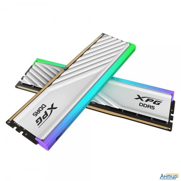 A-data Ddr5 2x16gb 6000mhz Ax5u6000c3416g-dtlabrwh Xpg Lancer Rgb Rtl Pc5-48000 Cl34 Dimm 288-pin 1.