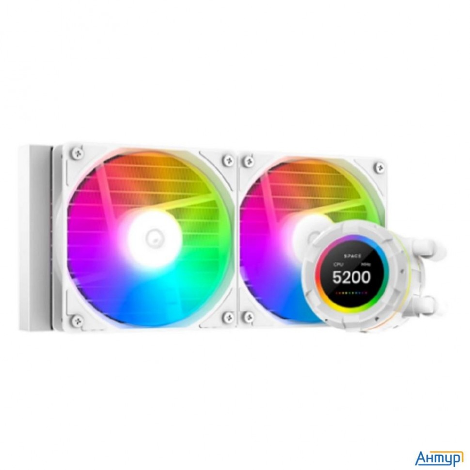 Система водяного охлаждения Id-cooling Sl240 Xe White {1150/1155/1151/1200/1700/2011/2066, Am4/am5}