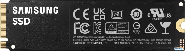 Твердотельный диск 2tb Samsung 990 Pro, M.2, Pci-e 4.0 X4, Tlc 3d Nand [r/w - 7450/6900 Mb/s] /eu