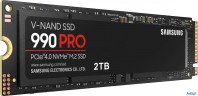 Твердотельный диск 2tb Samsung 990 Pro, M.2, Pci-e 4.0 X4, Tlc 3d Nand [r/w - 7450/6900 Mb/s] /eu
