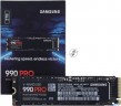 Твердотельный диск 2tb Samsung 990 Pro, M.2, Pci-e 4.0 X4, Tlc 3d Nand [r/w - 7450/6900 Mb/s] /eu