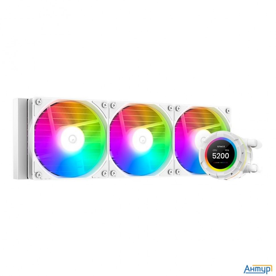 Кулер с водяным охлаждением Id-cooling Sl360 Xe White 1150/1155/1151/1200/1700/2011/2066, Am4/am5