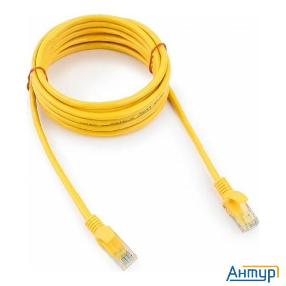 Патч-корд Utp Cablexpert Pp12-3m/y кат.5e, 3м, литой, многожильный (жёлтый)