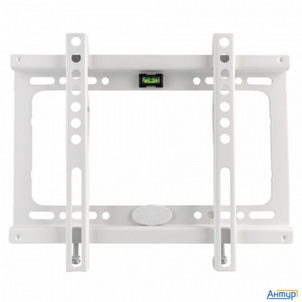 Kromax Ideal-5w White,  Кр. стал. наст. для Tv 15"-47", Max 35 кг, 0 ст св., от ст. 20 мм, Max Vesa