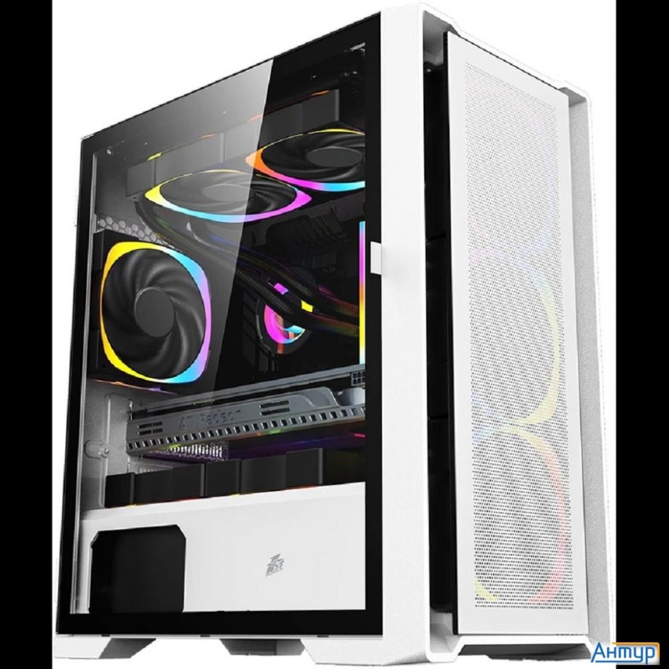 1stplayer Trilobite T4 Mesh Argb White / Matx / 4x120mm Argb Fans / T4-wh-4fs7-w