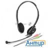 Наушники с микрофоном Genius Hs-200c черный