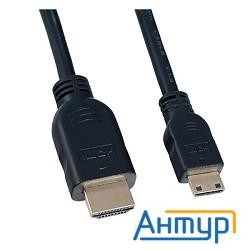 Perfeo Кабель Hdmi A вилка - Hdmi C (mini Hdmi) вилка, Ver.1.4, длина 2 м. (h1101)